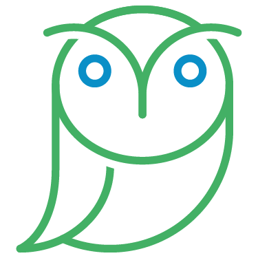 Education Vector Image of an Owl to Represent Commitment to Continuing Financial Education